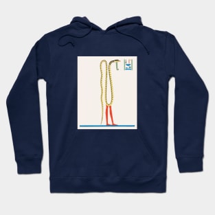 Ancient Egyptian art style illustration Hoodie